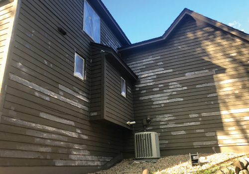Minneapolis exterior home prepped for paint